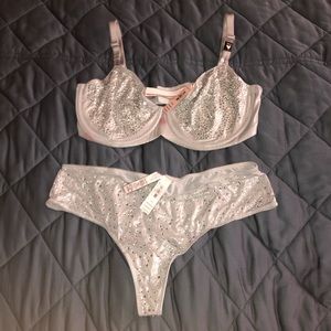 Sparkly Victoria’s Secret Dream Angels Bra Panties